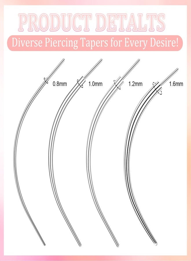 Threlaco Piercing Taper Ball Grabber Tools Kit for Changing Jewelry 14G 16G 18G 20G Stainless Steel Body Piercing Tool for Changing Jewelry Threadless Curved Insertion Pin for Ear Nose Navel Lip Eyebrow - Image 2